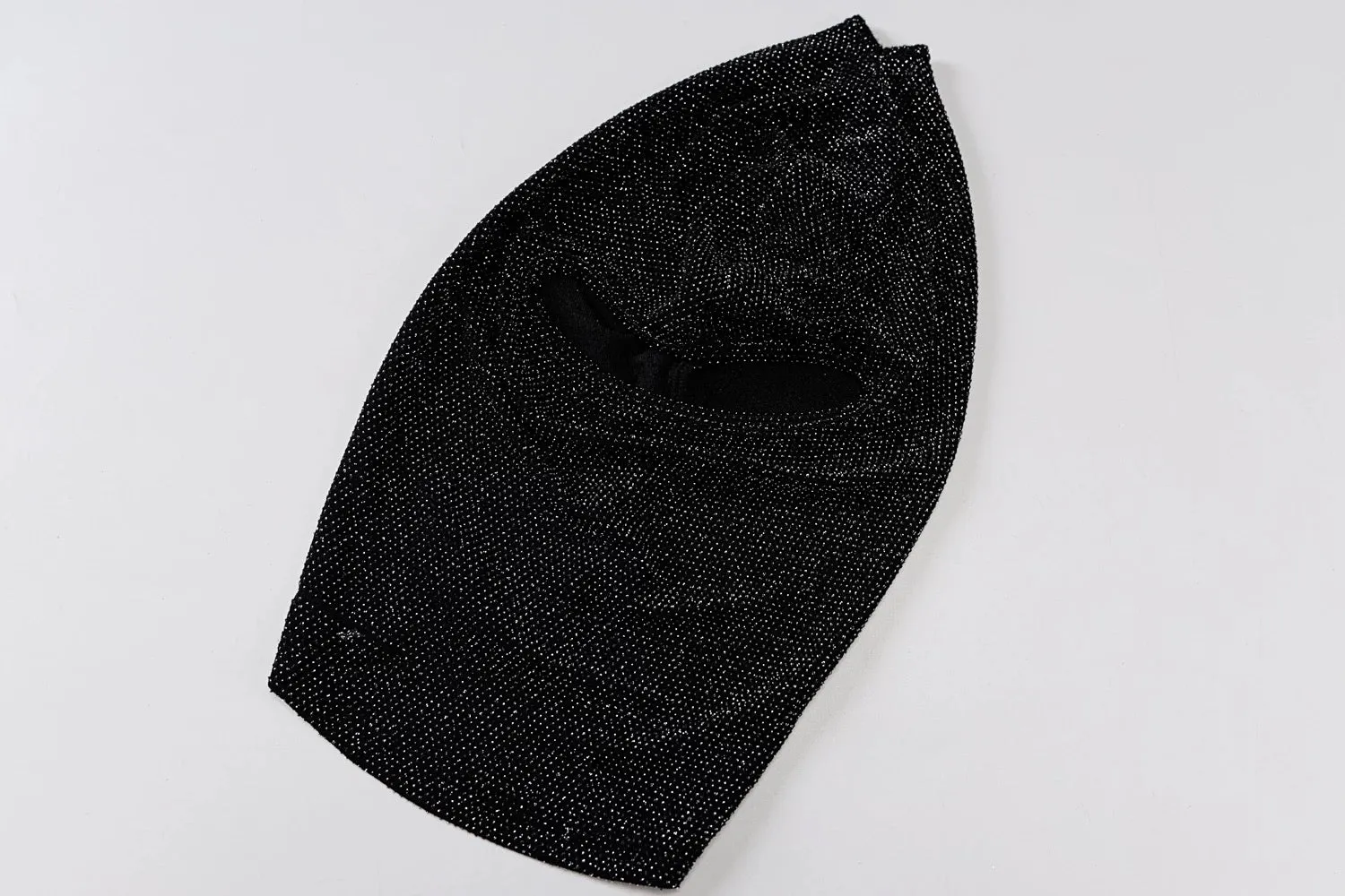 “Rider” glitter detail face cover bodysuit backless jumpsuit