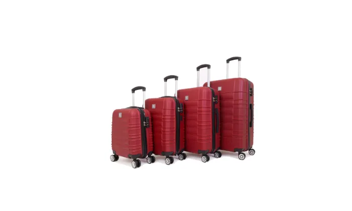 Santorini Hardshell Luggage Set - 360 Spinner Wheels - 4 Piece