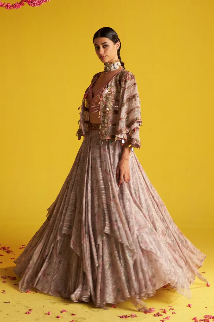 Sanya Multi Color Lehenga Set