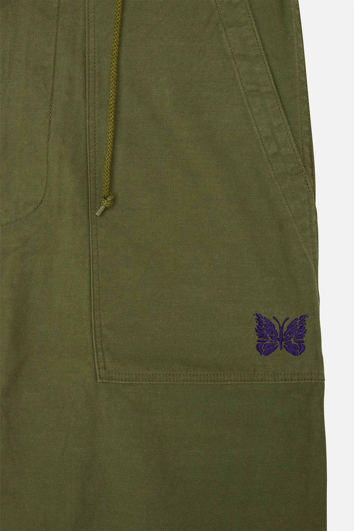 Satin string fatigue skirt