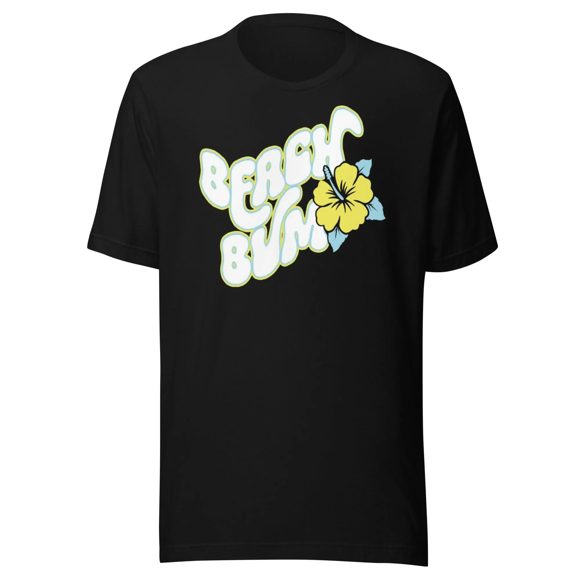 Seasonal T-shirt Beach Bum 100% Cotton Short Sleeve Crew Neck Top