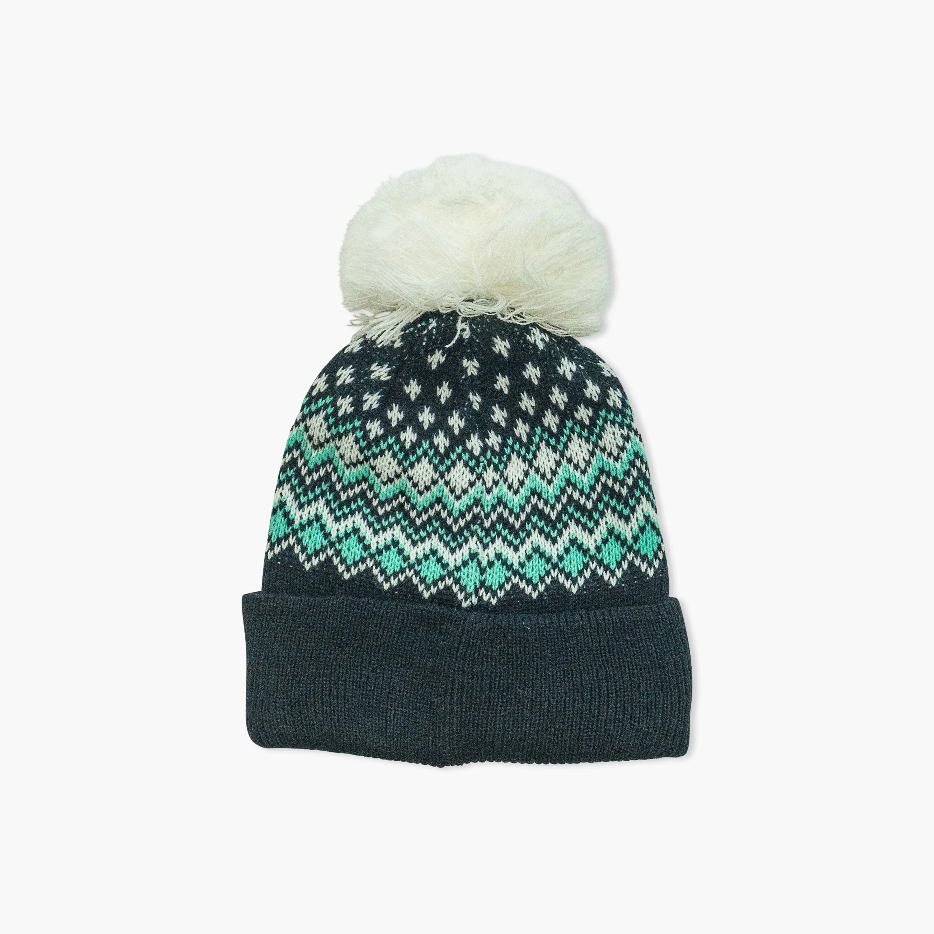 Seattle Kraken Navy Elsa Women's Cuff Pom Beanie