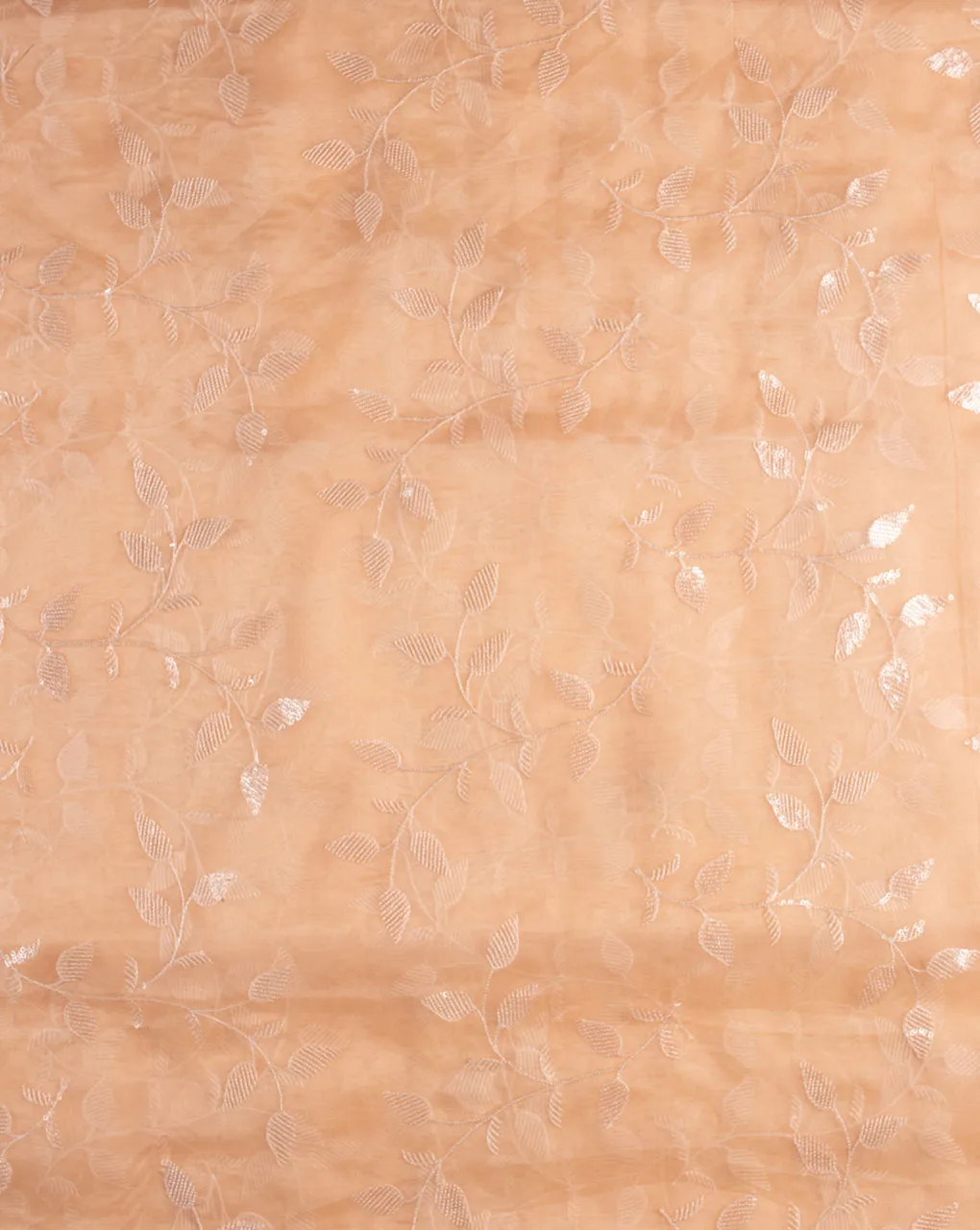 Sequins Work Embroidered Organza Tissue Fabric
