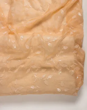 Sequins Work Embroidered Organza Tissue Fabric