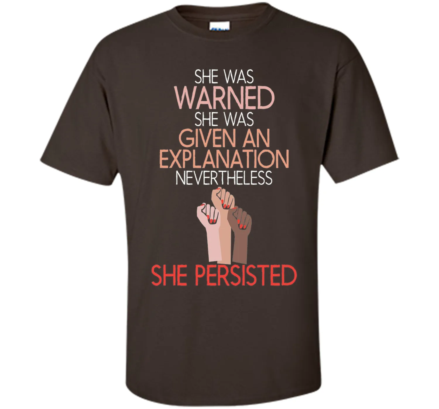 She Was Warned Nevertheless She Persisted Women Hot T-shirt