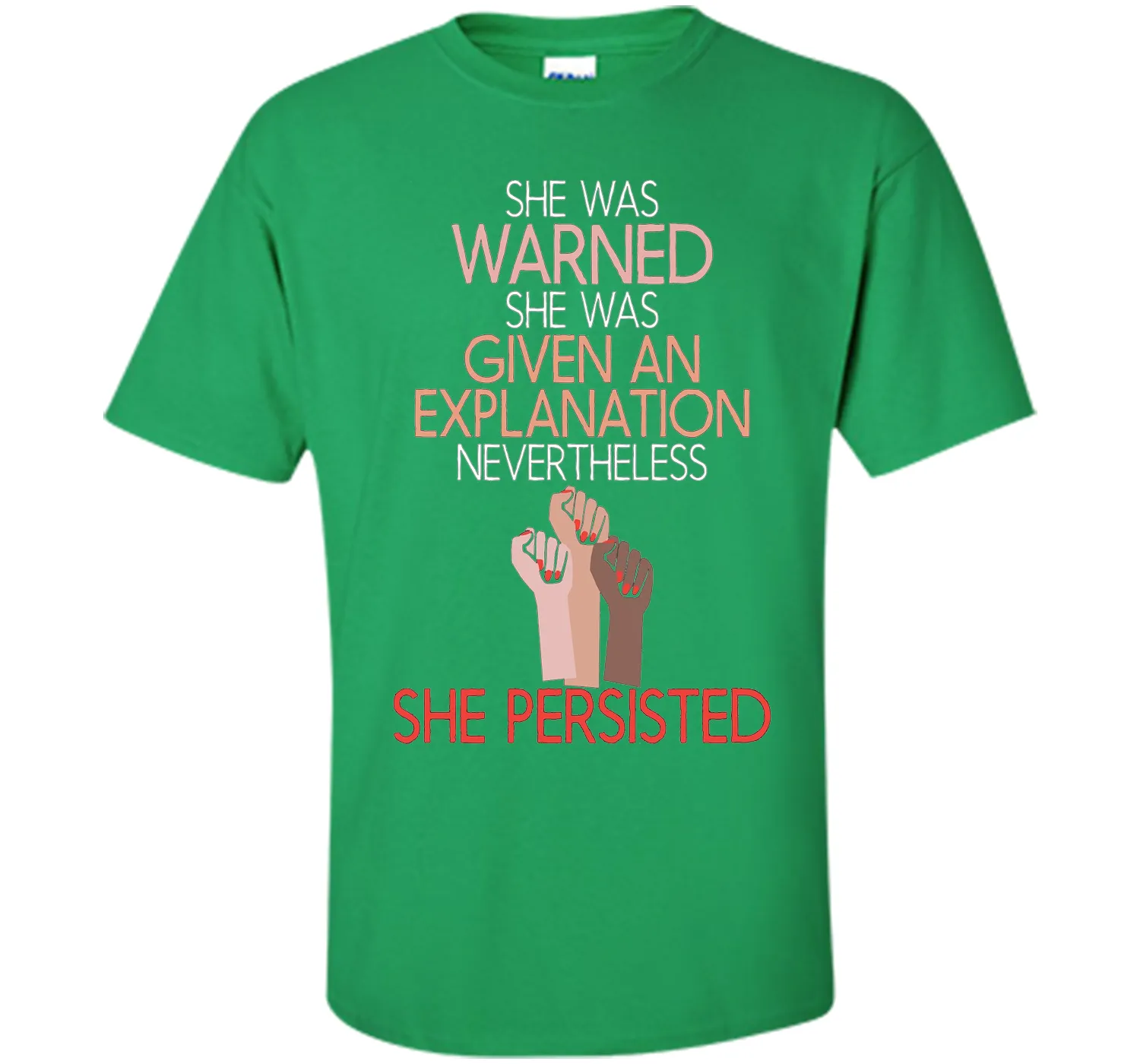 She Was Warned Nevertheless She Persisted Women Hot T-shirt