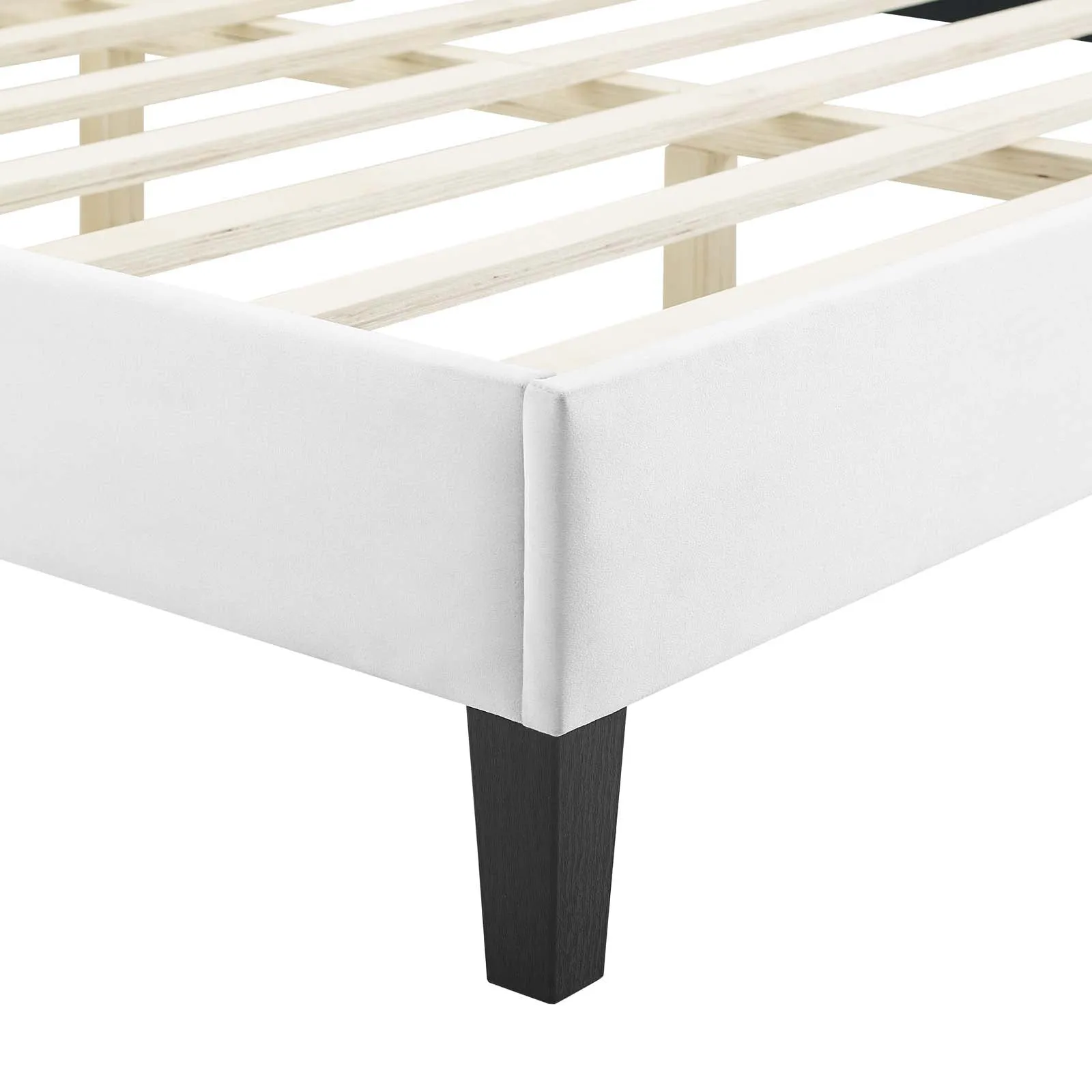 Sienna Performance  Velvet Platform Bed