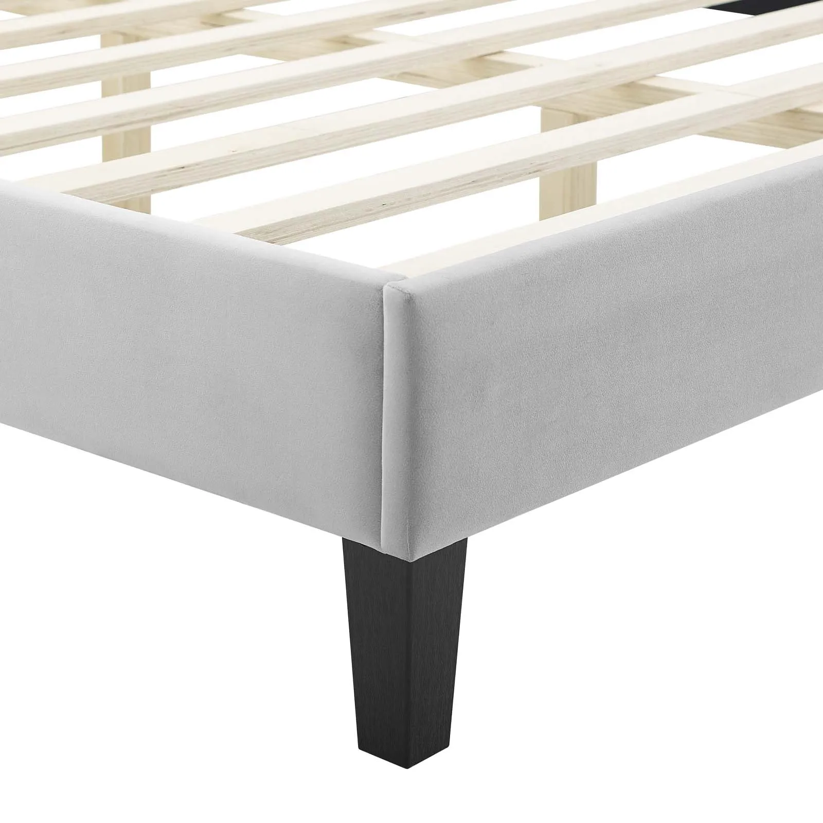 Sienna Performance  Velvet Platform Bed