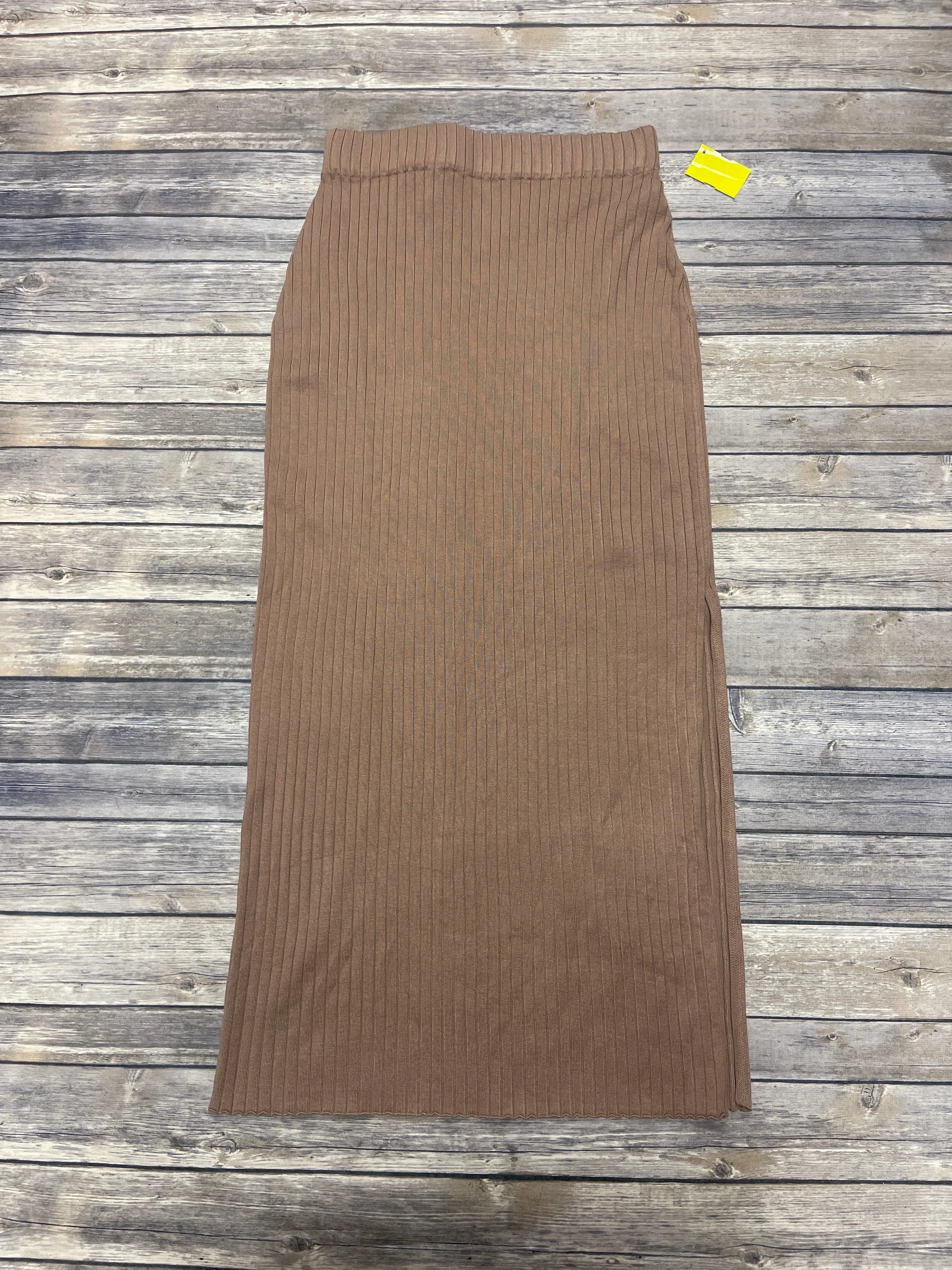Skirt Maxi By Cmf In Brown, Size: M
