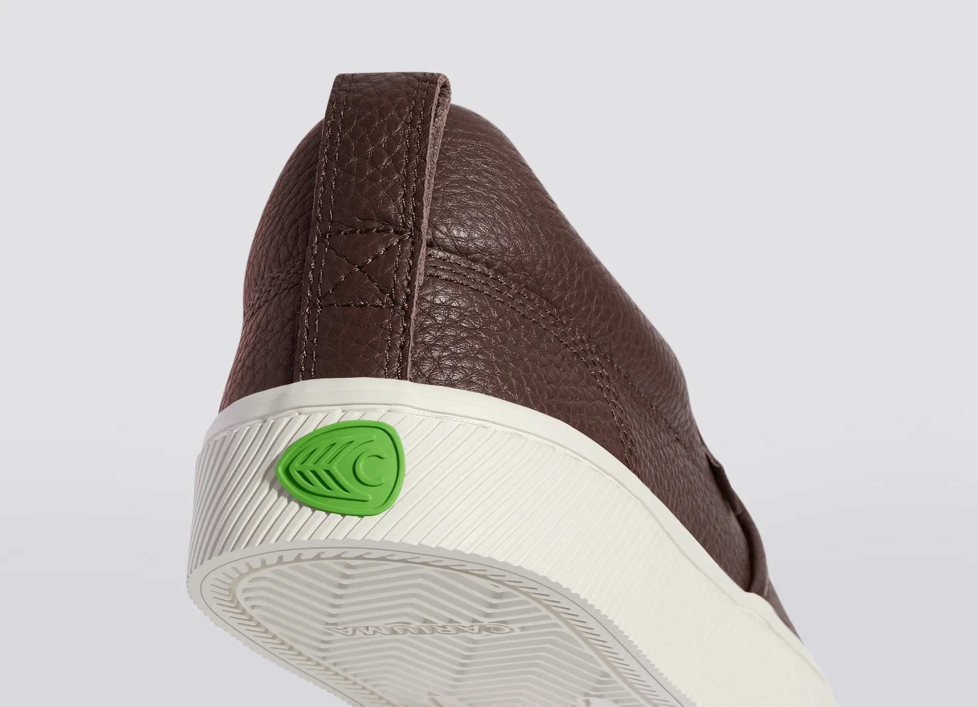 SLIP-ON Brown Premium Leather Sneaker Women