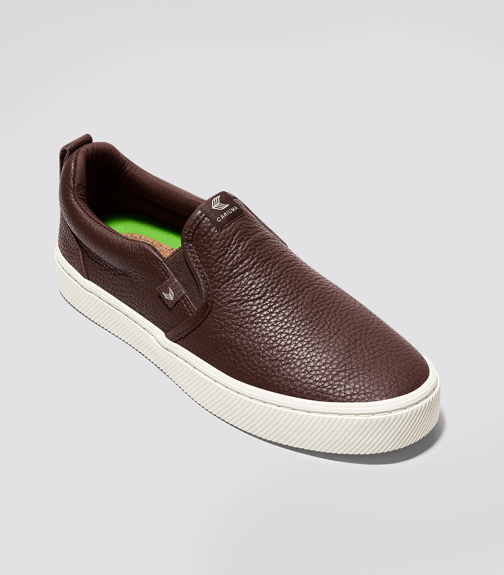 SLIP-ON Brown Premium Leather Sneaker Women