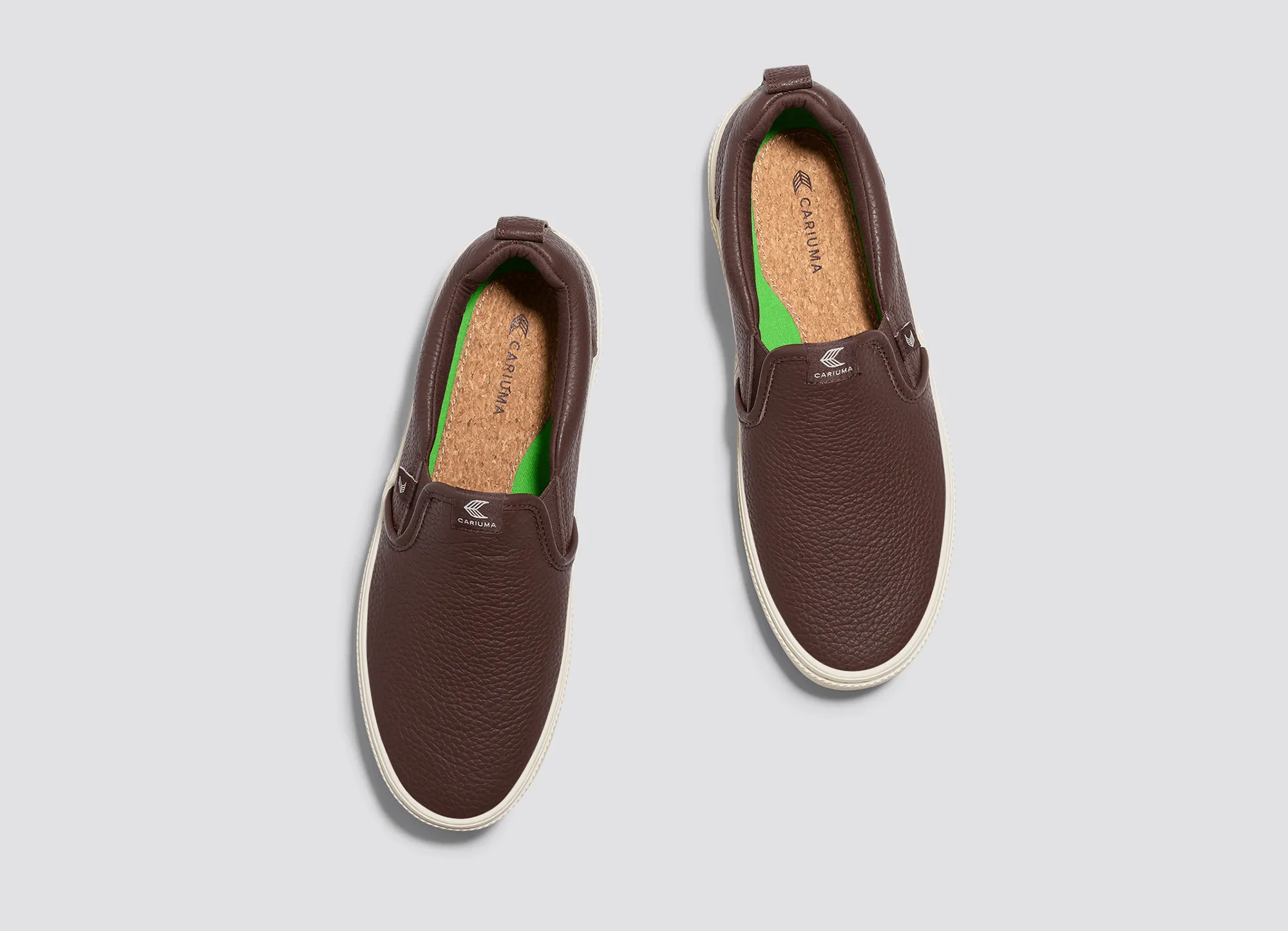 SLIP-ON Brown Premium Leather Sneaker Women