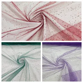 SPARKLE TULLE GLITTER SEQUIN (by the yard)