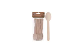 Spoon Birchwood, Set of 20  Piece
