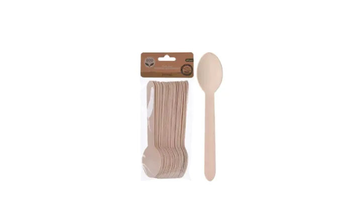 Spoon Birchwood, Set of 20  Piece