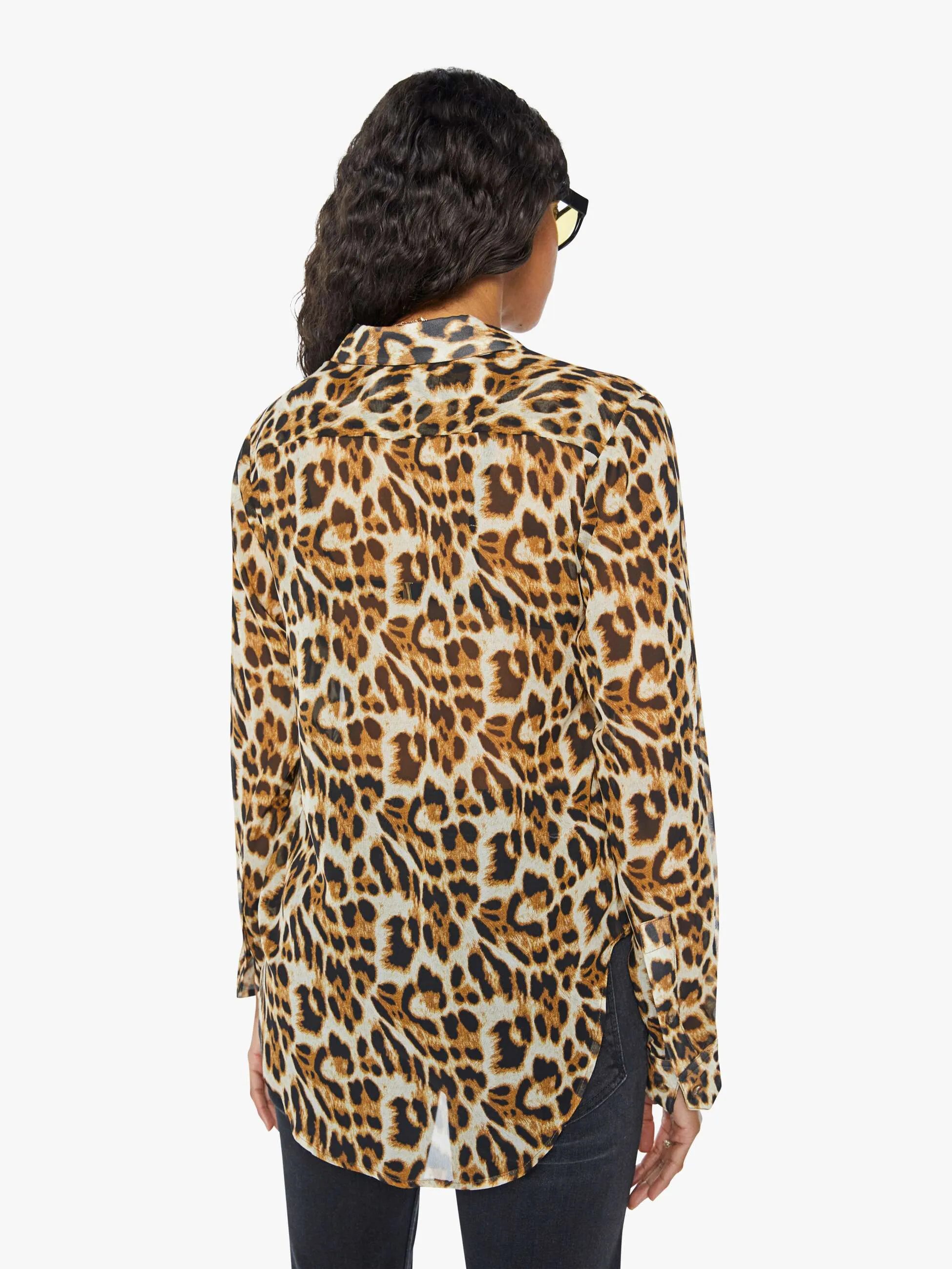 SPRWMN Fitted Button Up - Leopard