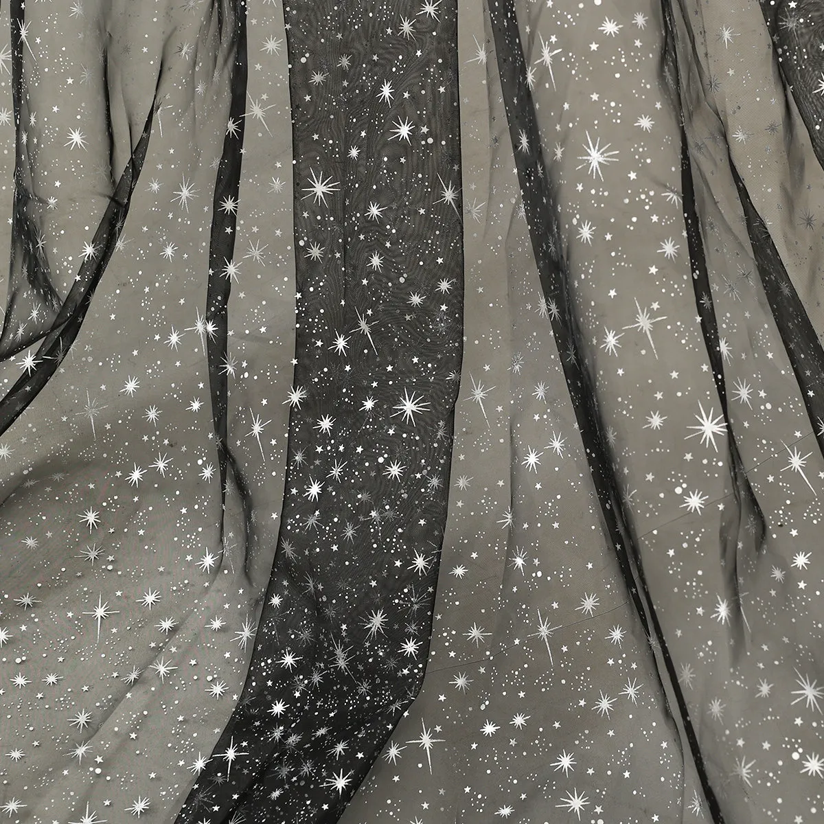 Starry Stars Tulle Hooded Cloaks
