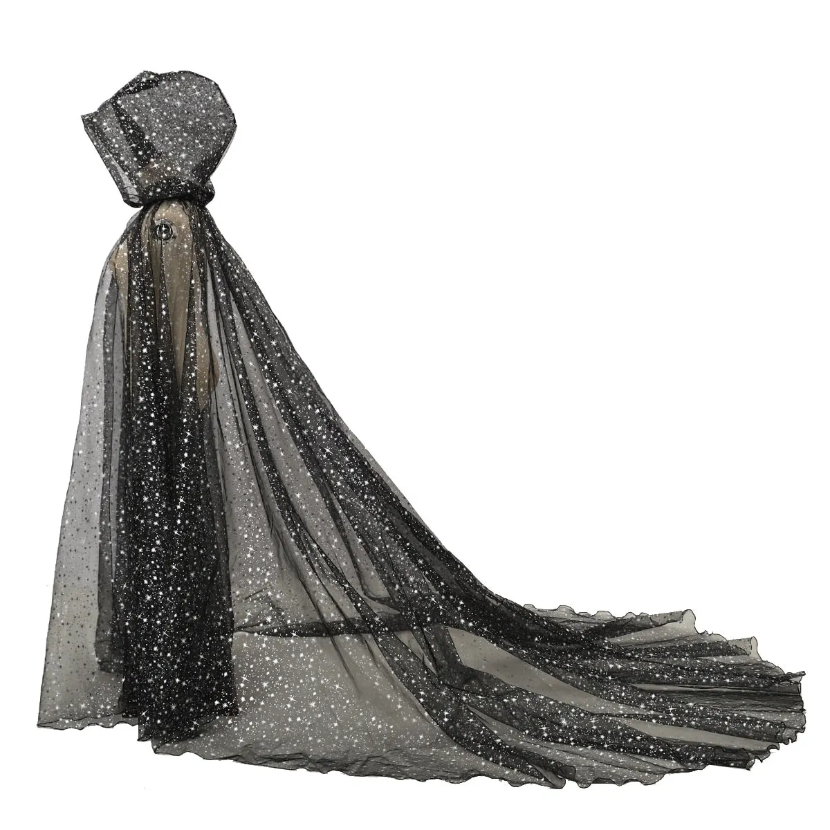Starry Stars Tulle Hooded Cloaks