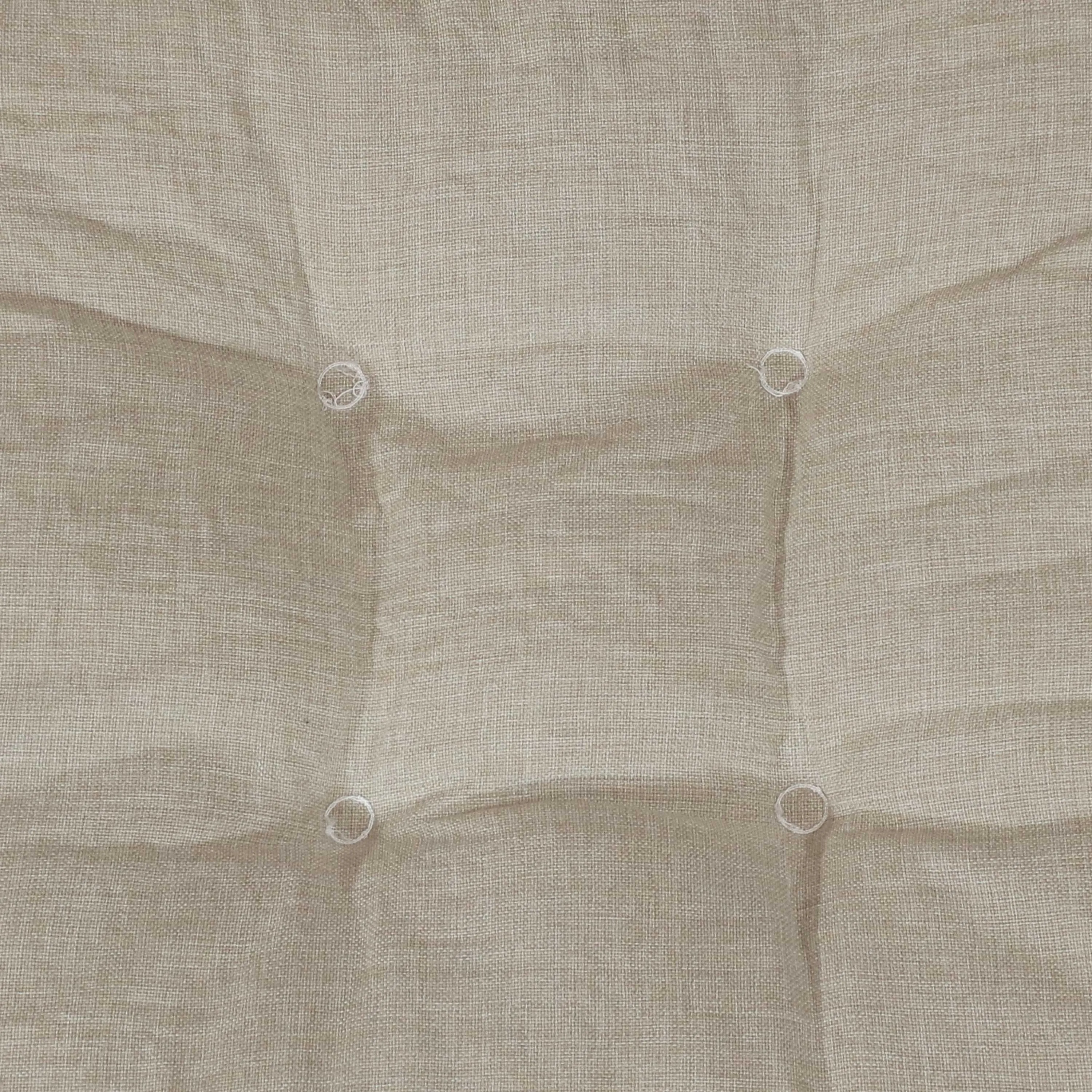 Sunnydaze Set of 2 Olefin Tufted Outdoor Square Patio Cushions