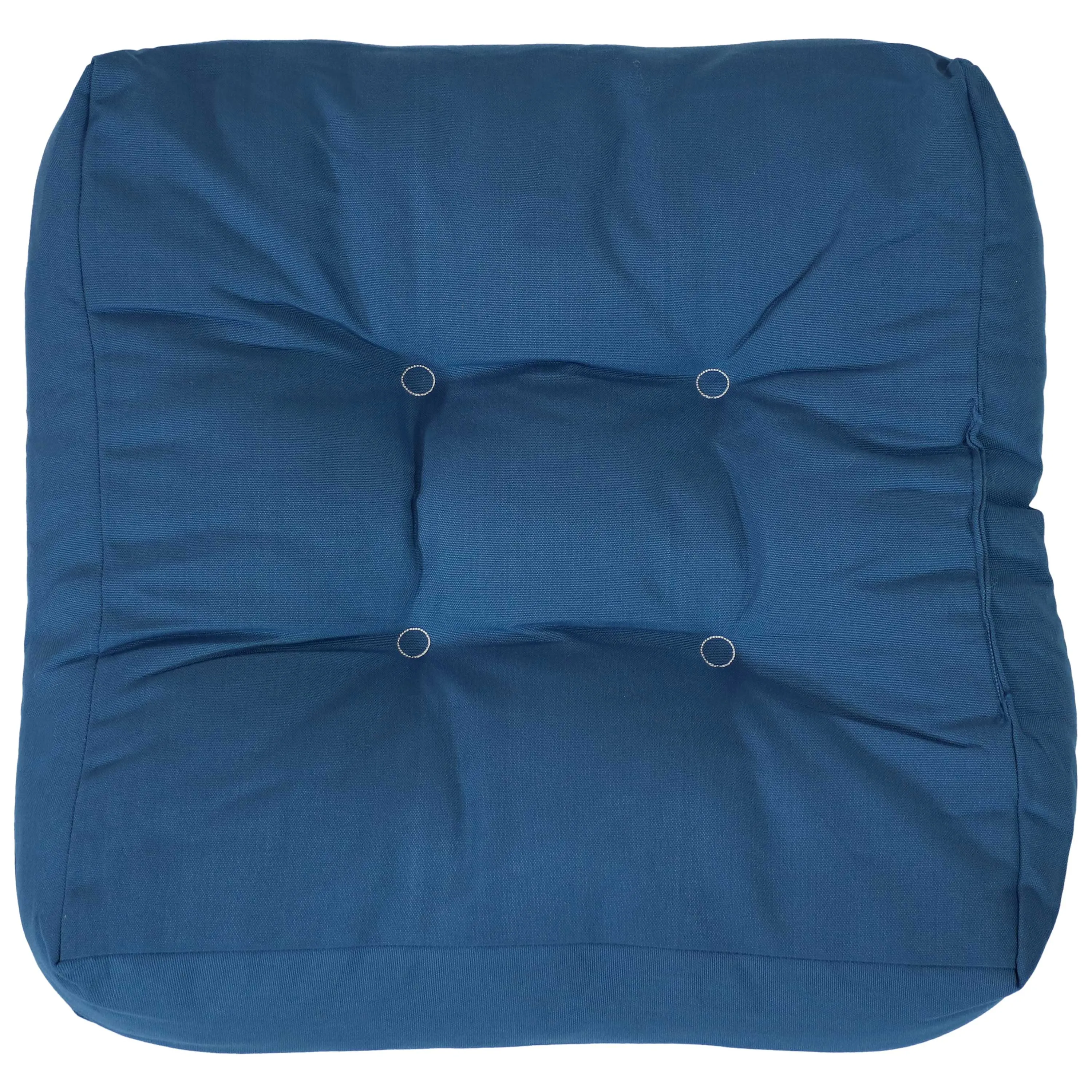 Sunnydaze Set of 2 Olefin Tufted Outdoor Square Patio Cushions