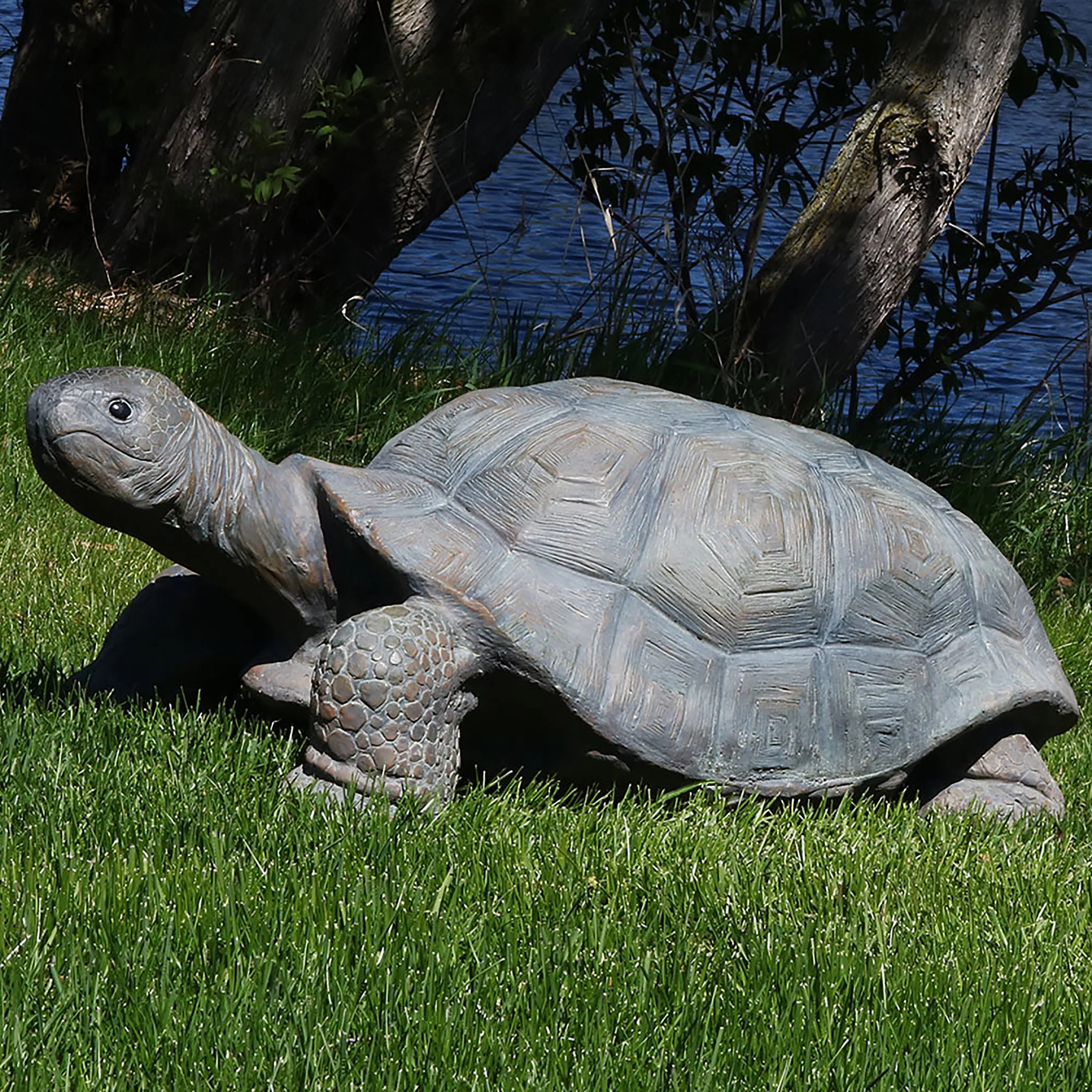 Sunnydaze Todd the Tortoise Indoor/Outdoor Garden Statue - 30"