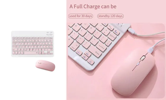 Tablet Wireless Keyboard & Mouse Combo