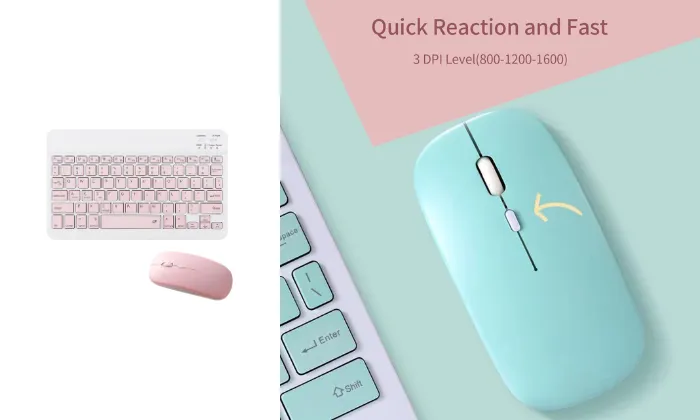 Tablet Wireless Keyboard & Mouse Combo