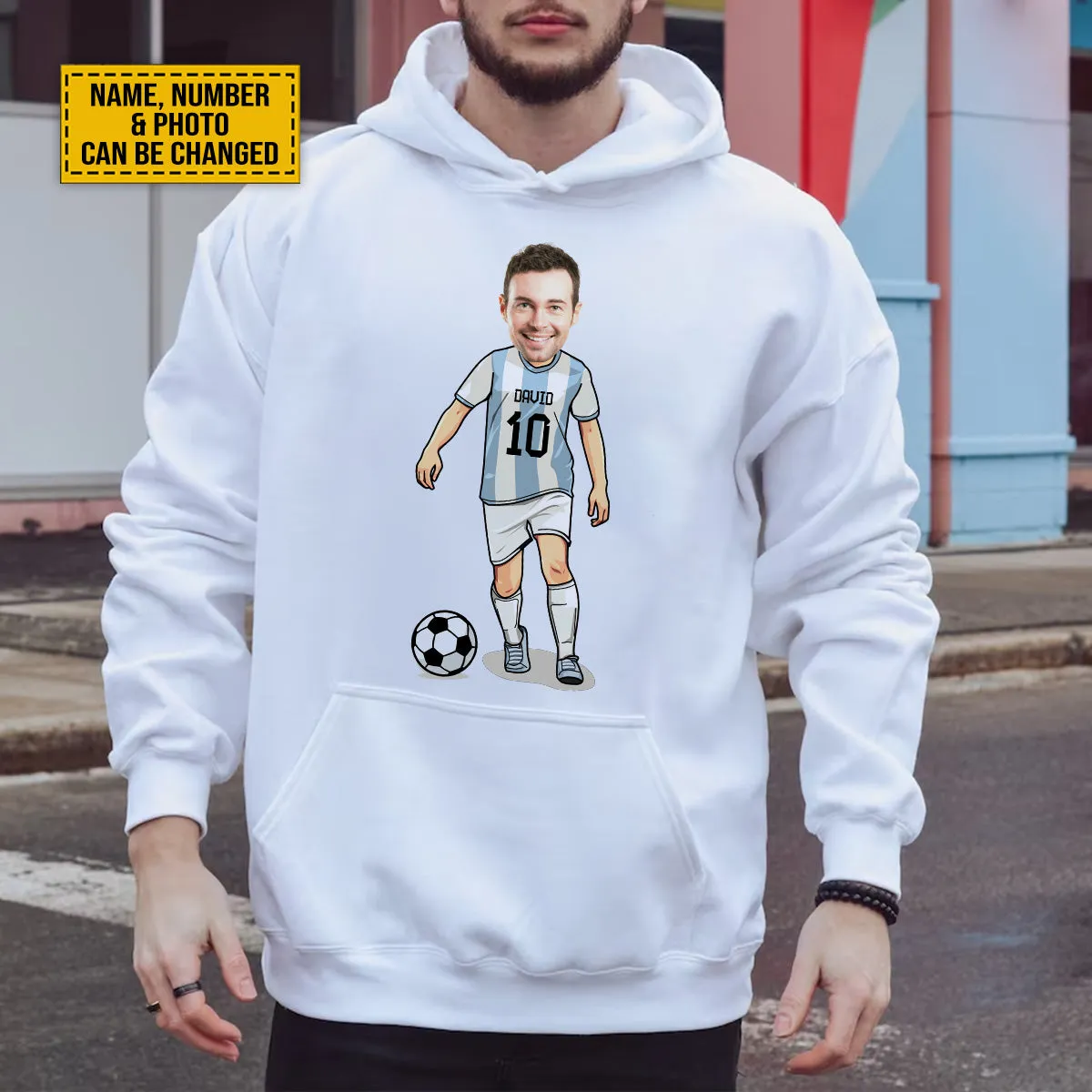 Teesdily | Personalized Football Shirt, American Soccer Team T-shirt, Soccer Championship Sweatshirt Hoodie Mug, Football Lover Gift, Team Sport Shirt