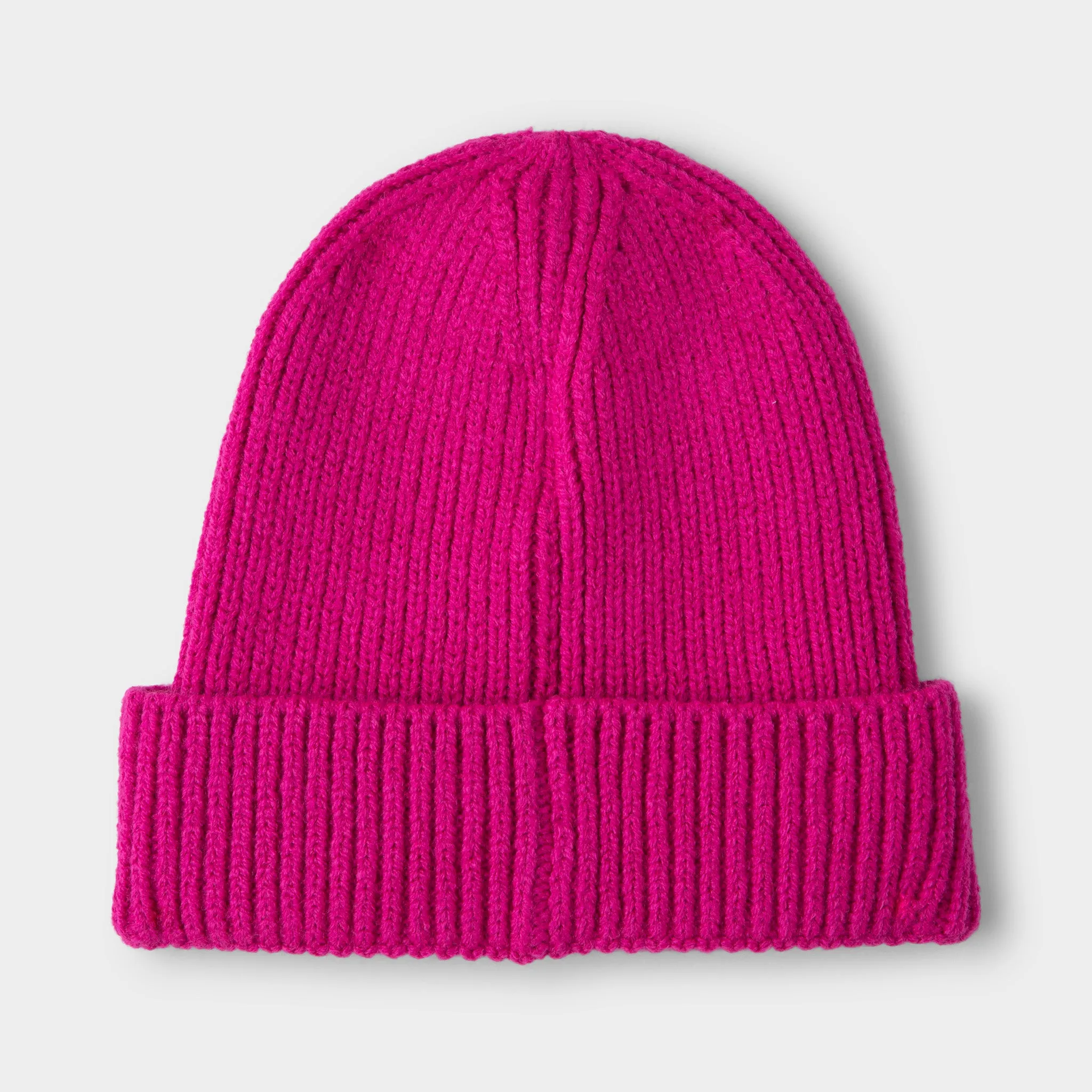 The North Face Children's Box Logo Cuffed Beanie / Fuschia Pink