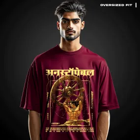 The Unstoppable Abhimanyu Oversized T-shirt