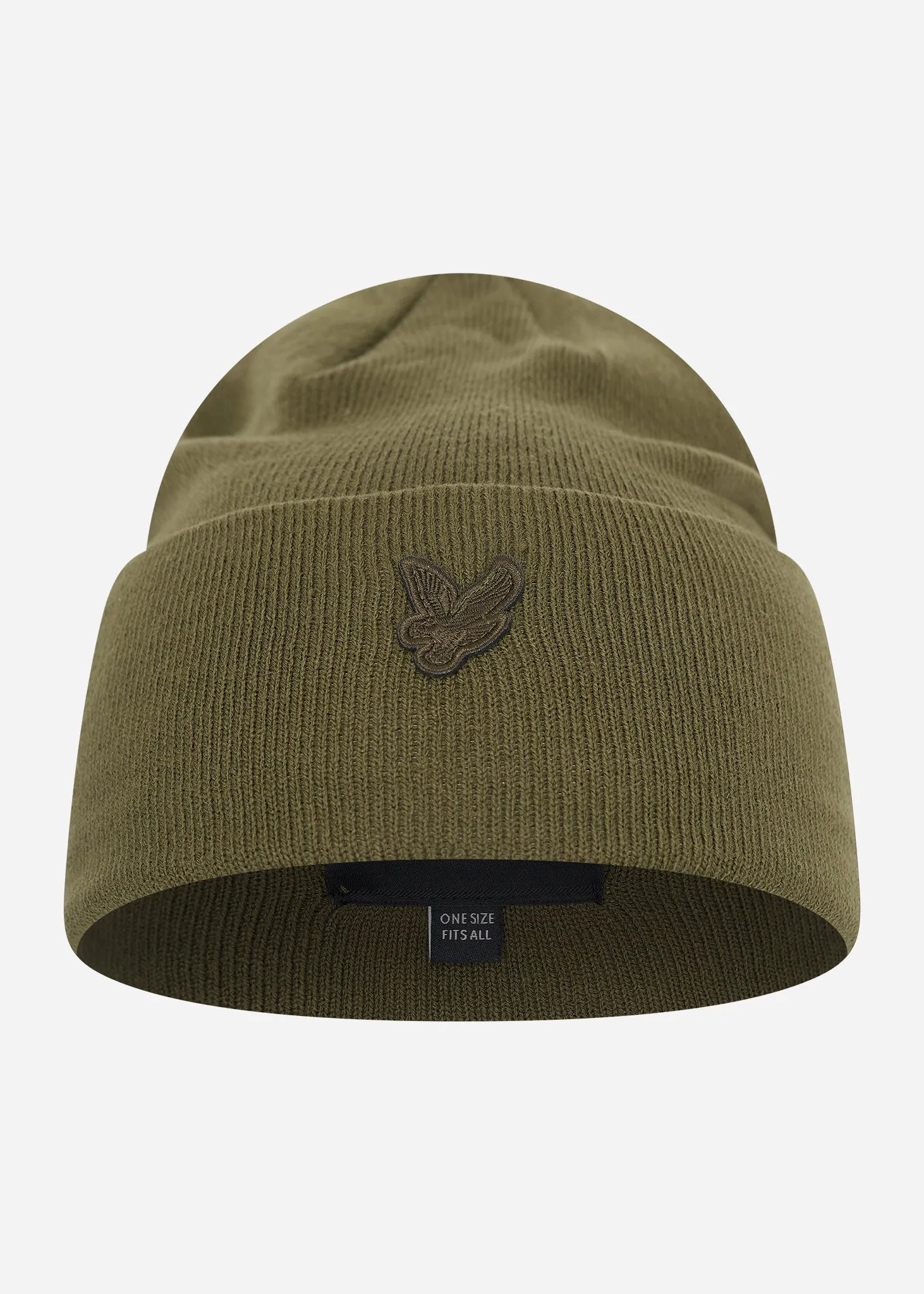 Tonal eagle beanie - olive