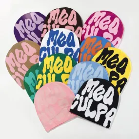 Trend letter detail Y2K punk beanie hat