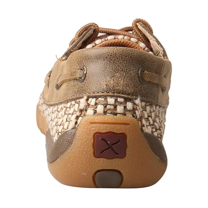 Twisted X Women's Tan Basketweave Moc