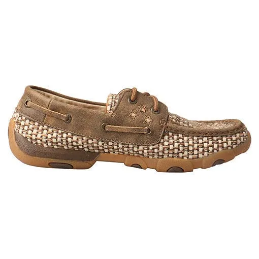 Twisted X Women's Tan Basketweave Moc