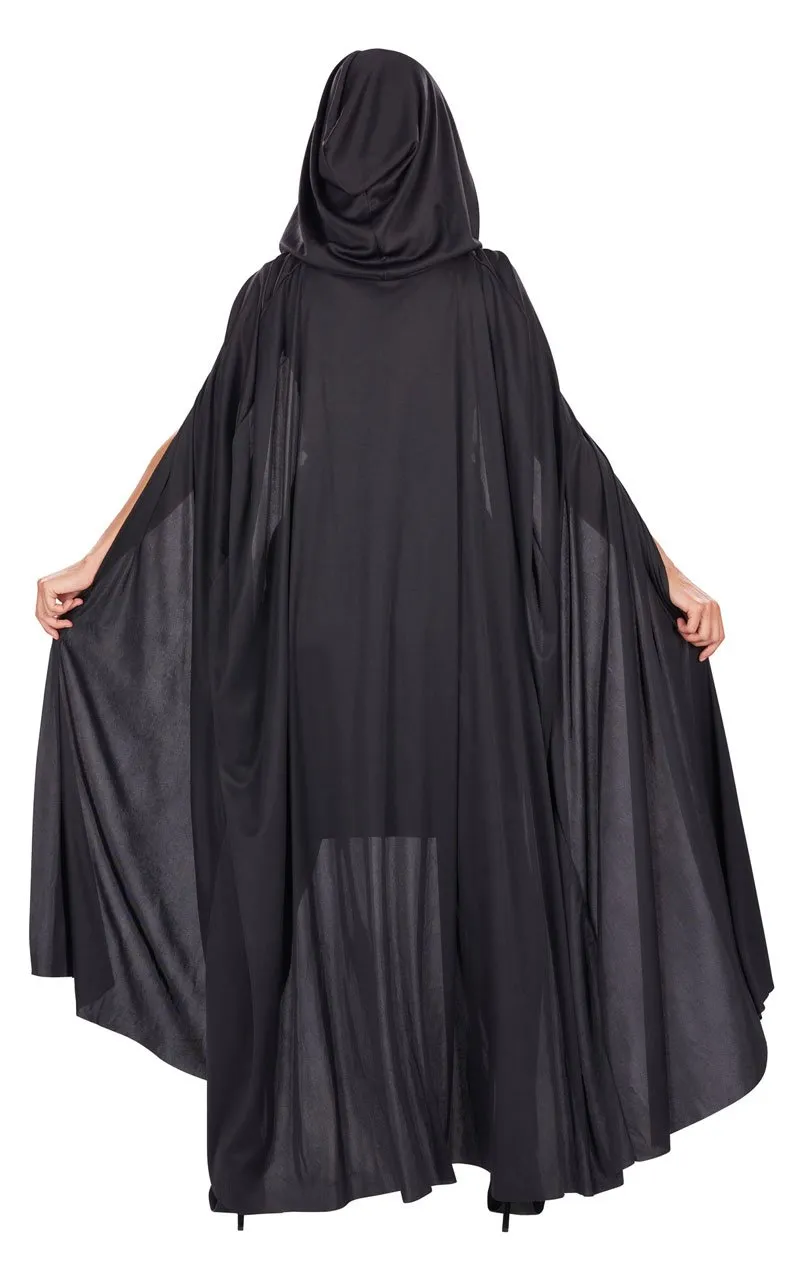 Unisex Black Cape Costume