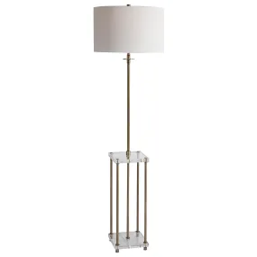 Uttermost Palladian Antique Brass Floor Lamp