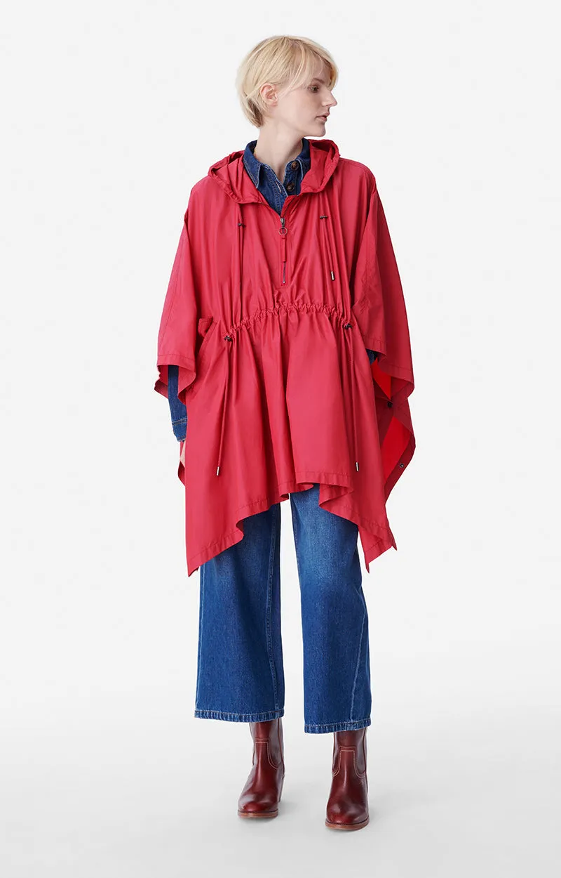 VANESSA BRUNO - Barry Rain Jacket - Pomegranate