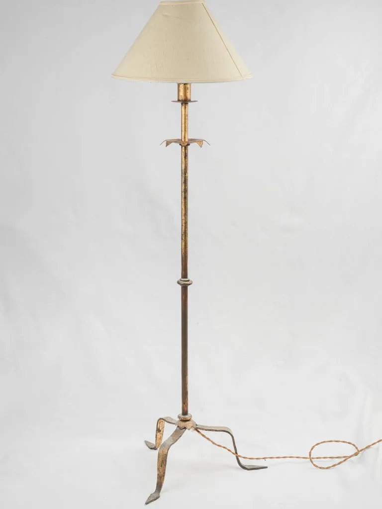 Vintage floor lamp w/ tripod stand