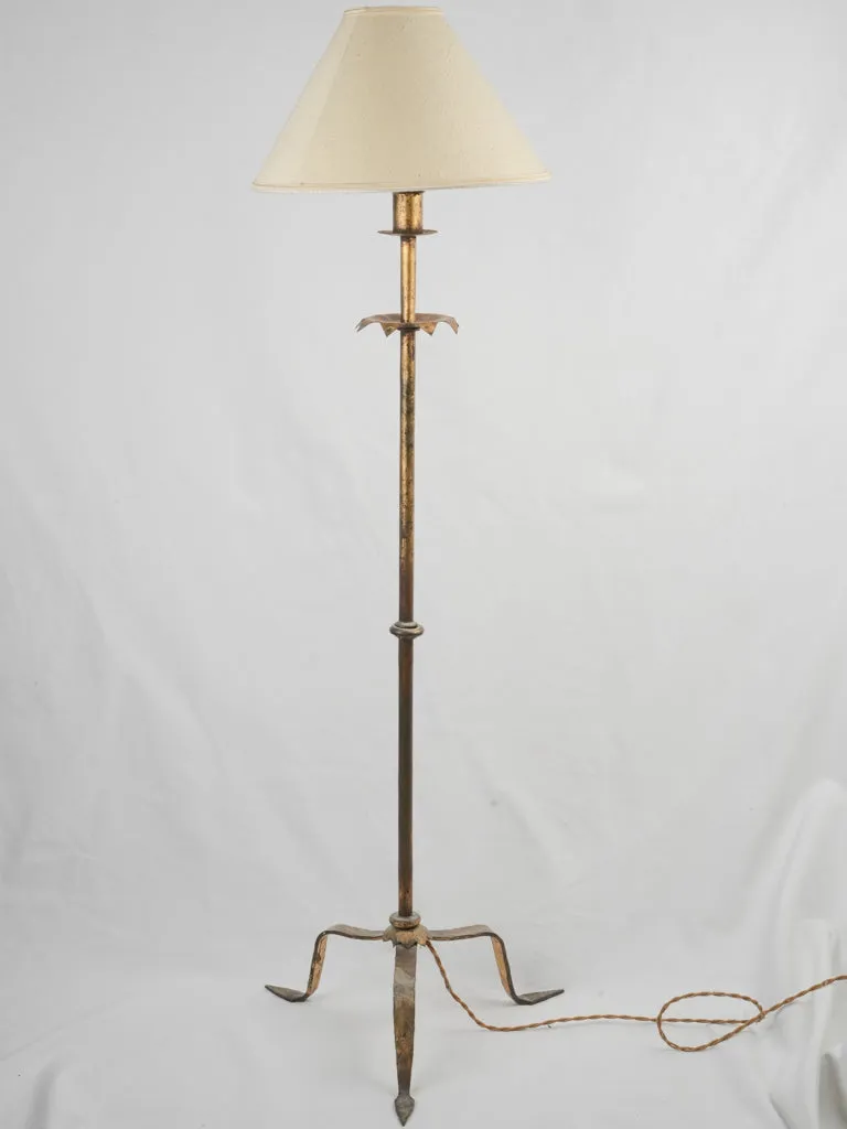 Vintage floor lamp w/ tripod stand