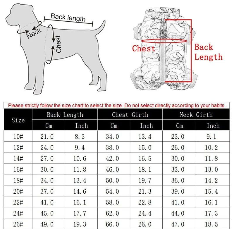 Warm Dog Coat Waterproof ;Reflective