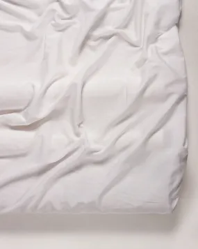 White Plain Crepe Fabric