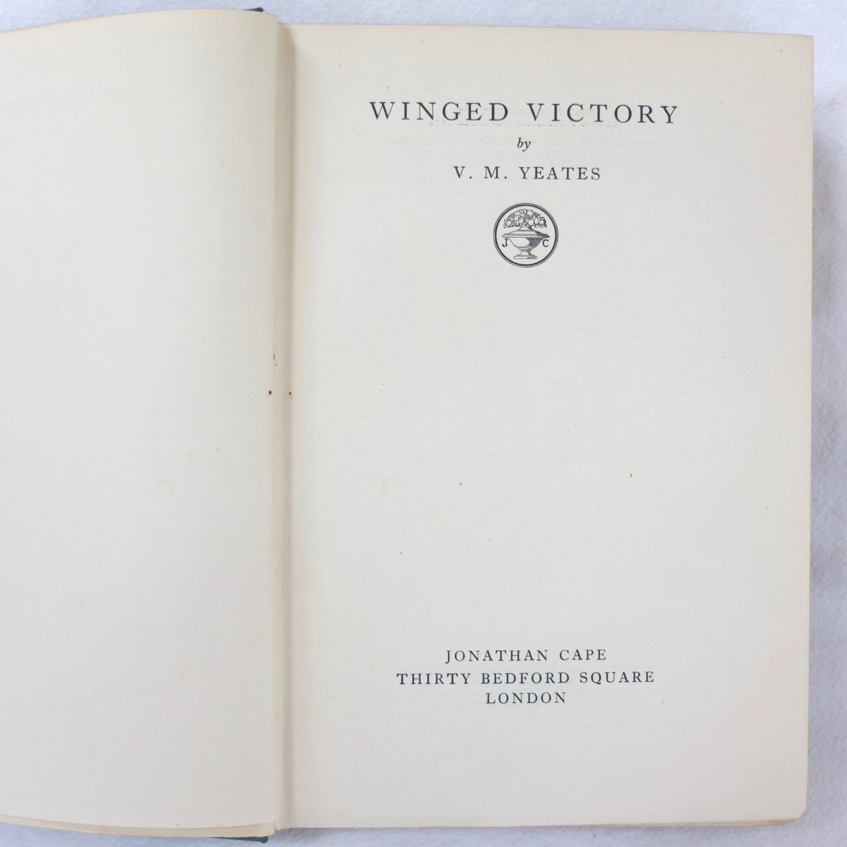 Winged Victory (1934) | V. M. Yeates
