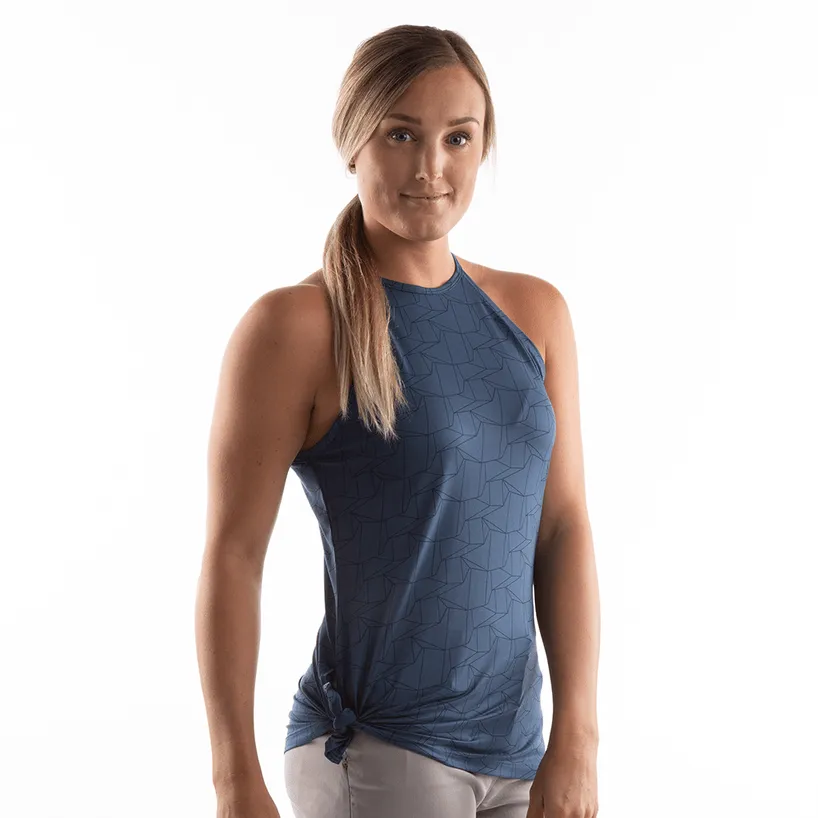 Women's Cape Cycling Tank - Blue