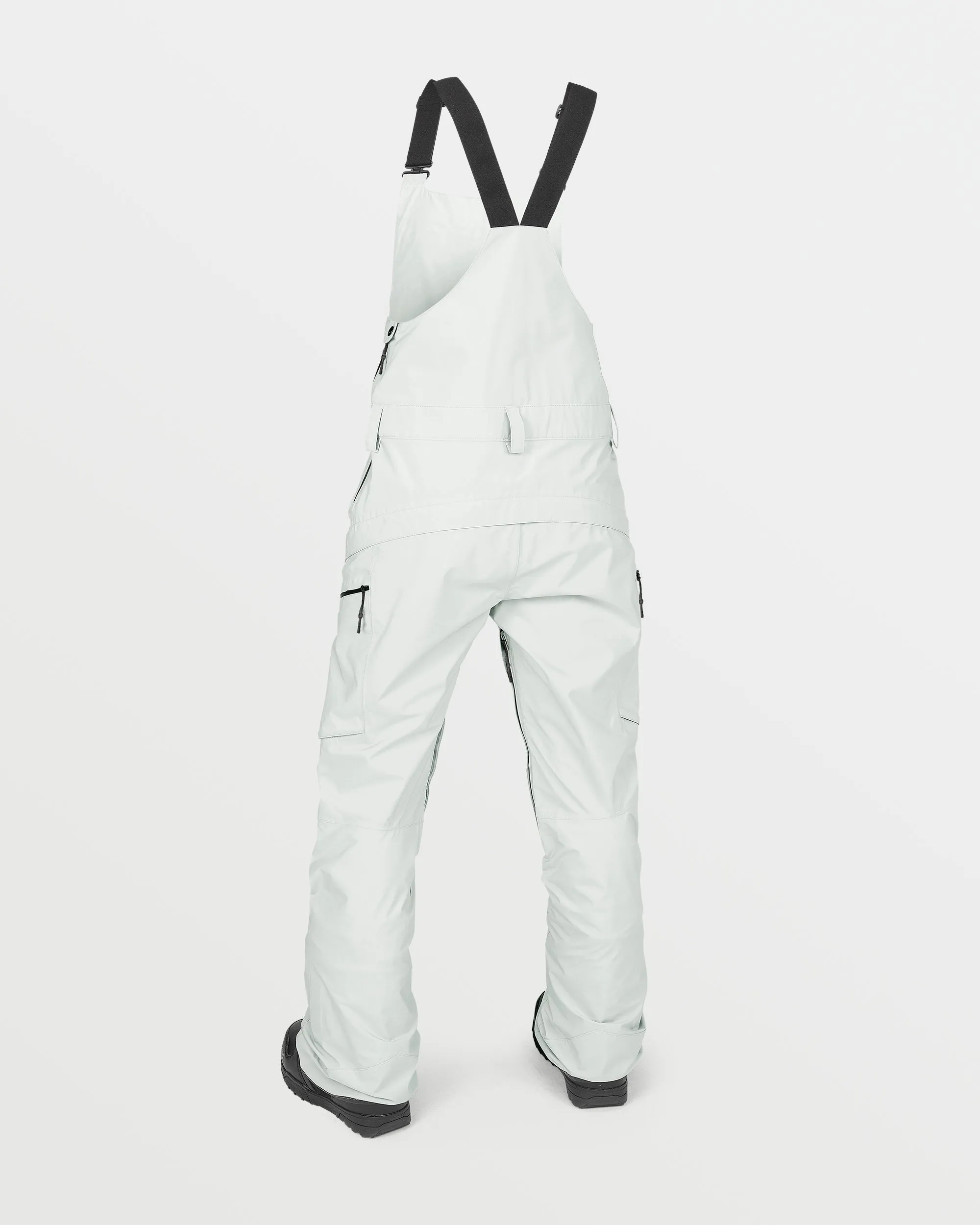 Womens Elm Stretch Gore Bib Overalls - Cloud Grey