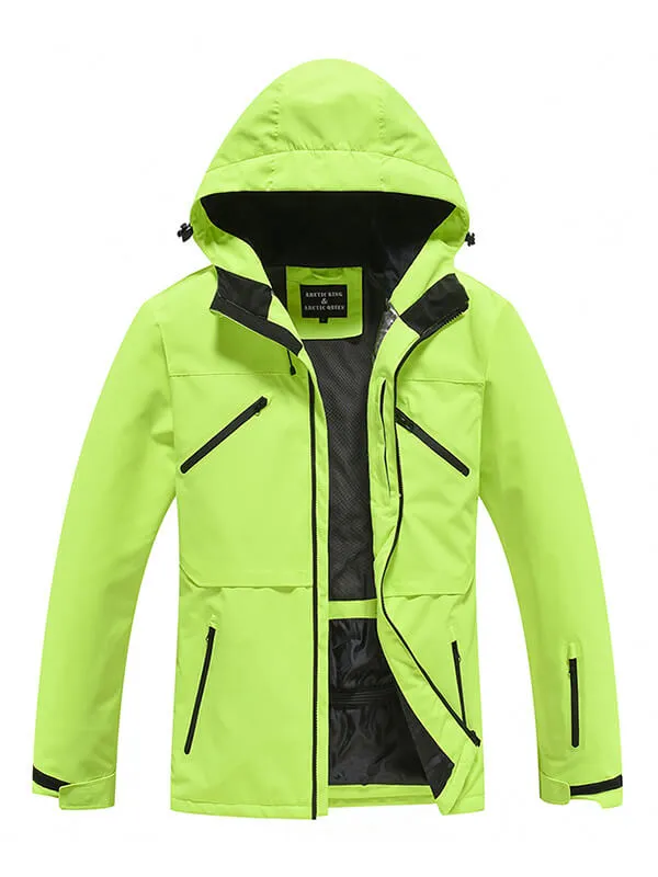 Women's Plain Color Insulated Ski Jacket