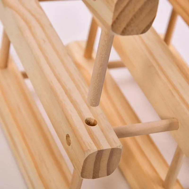 Wooden Red Wine Rack