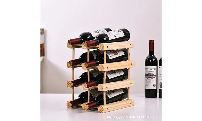 Wooden Red Wine Rack
