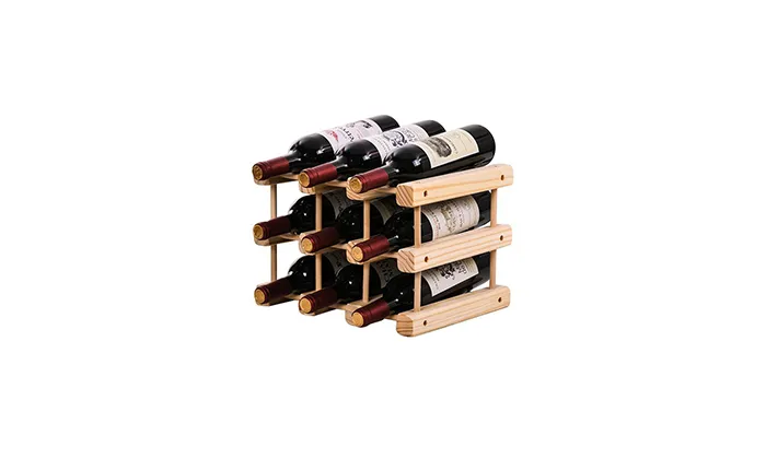 Wooden Red Wine Rack