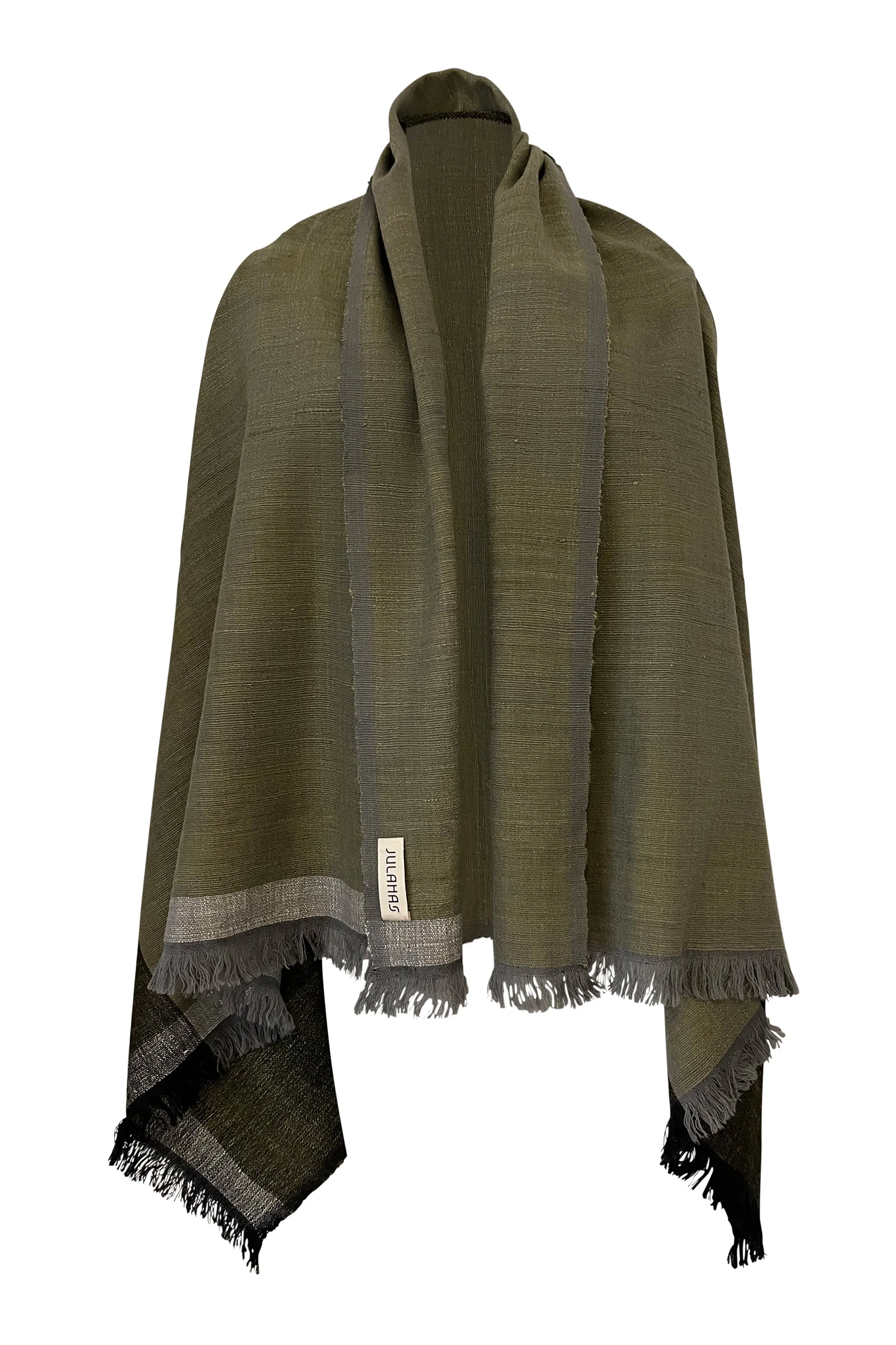 Wool Silk Cape Forest Pench