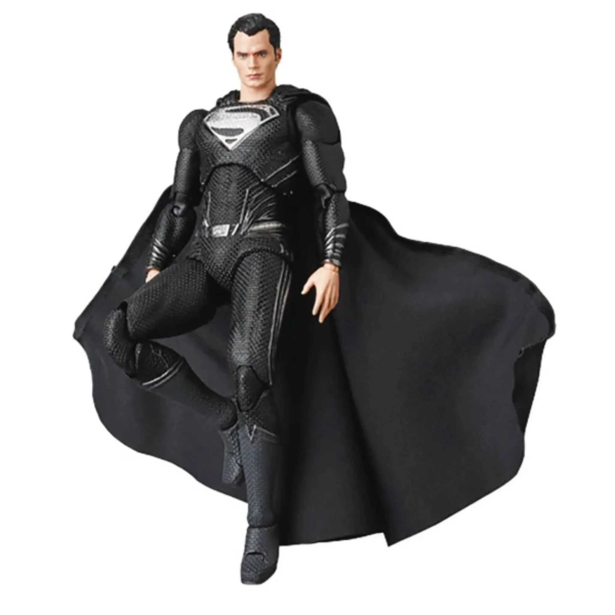 Zack Snyder's Justice League MAFEX No.174 Superman (Black Suit)